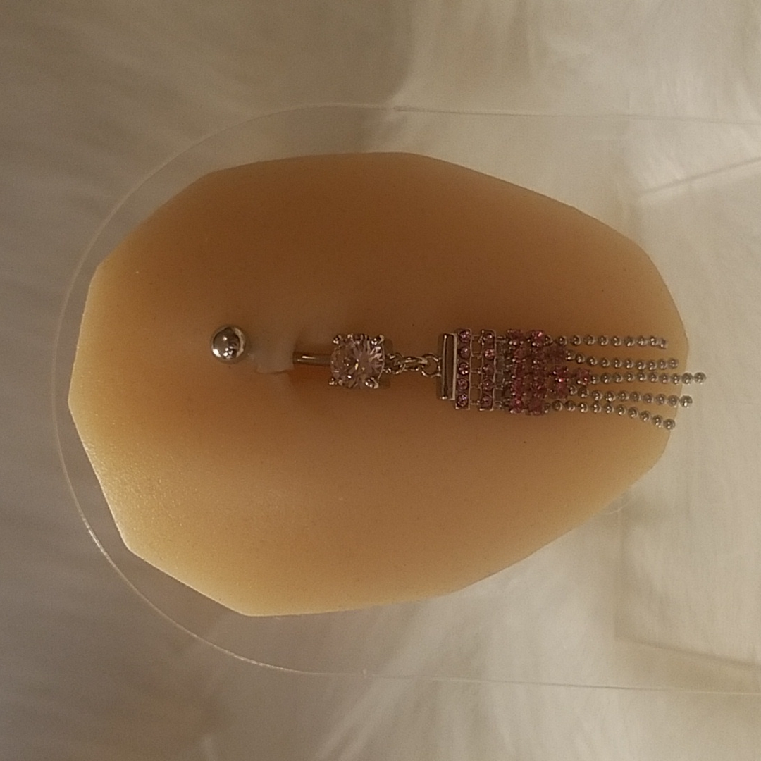 Crystal Dangle Belly Ring